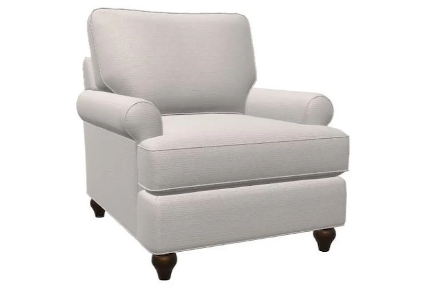 Custom Upholstery Custom Upholstered Chair by Bassett at Esprit Decor Home Furnishings